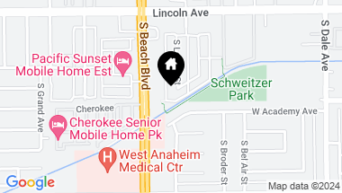 Map of 231 S Laxore Street, Anaheim CA, 92804