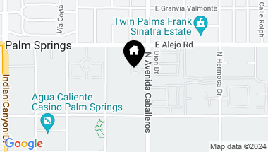 Map of 433 N AVENIDA CABALLEROS, Palm Springs CA, 92262