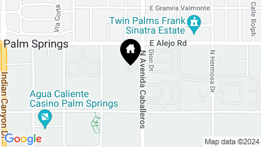 Map of 435 N AVENIDA CABALLEROS, Palm Springs CA, 92262