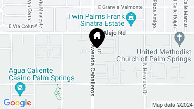 Map of 431 DION Drive, Palm Springs CA, 92262