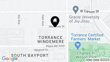 Map of 2563 Plaza Del Amo 308, Torrance CA, 90503