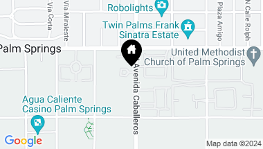 Map of 445 N AVENIDA CABALLEROS, Palm Springs CA, 92262