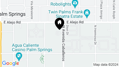 Map of 435 N Avenida Caballeros, Palm Springs CA, 92262