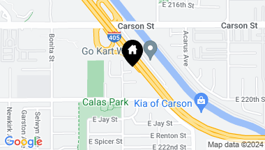 Map of 1116 E 219th Street, Carson CA, 90745