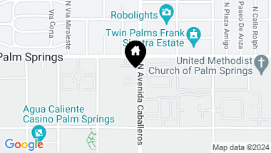 Map of 405 N AVENIDA CABALLEROS, Palm Springs CA, 92262