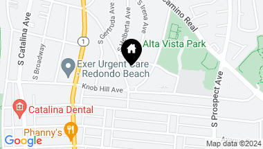 Map of 725 Sapphire Street, Redondo Beach CA, 90277