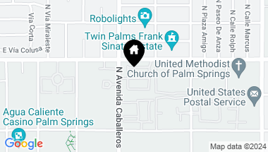 Map of 1048 Dane Drive, Palm Springs CA, 92262