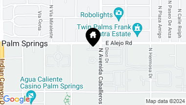 Map of 941 ALEJO, Palm Springs CA, 92262