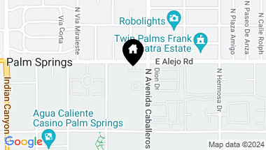 Map of 921 ALEJO, Palm Springs CA, 92262