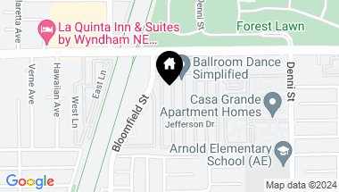 Map of 9080 Bloomfield Avenue 288, Cypress CA, 90630