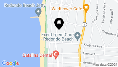Map of 720 S Catalina Avenue, Redondo Beach CA, 90277