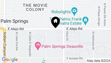 Map of 902 ALEJO, Palm Springs CA, 92262