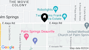 Map of 952 ALEJO VISTA, Palm Springs CA, 92262