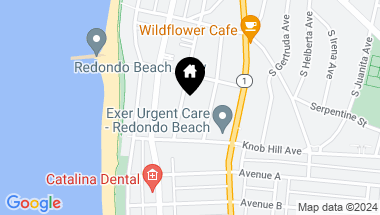 Map of 714 S Broadway B, Redondo Beach CA, 90277