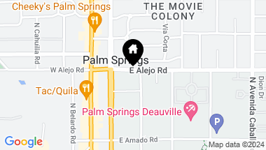 Map of 277 E Alejo Road P9, Palm Springs CA, 92262