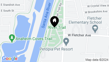 Map of 2508 N River Trail Road, Orange CA, 92865