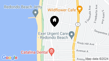 Map of 716 S Catalina Avenue 1, Redondo Beach CA, 90277