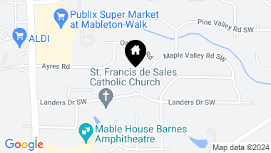 Map of 5282 Maple Valley Road SW, Mableton GA, 30126