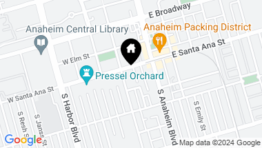 Map of 507 S Landmark Lane, Anaheim CA, 92805