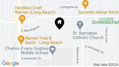 Map of 3936 Lewis Avenue, Long Beach CA, 90807