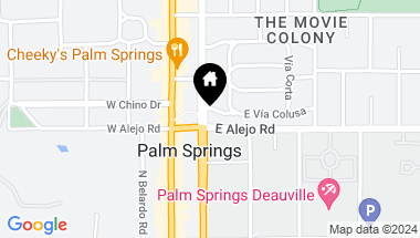 Map of 550 N Indian Canyon DR, Palm Springs CA, 92262