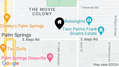 Map of 547 N Phillips Road, Palm Springs CA, 92262