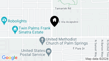 Map of 567 N Lujo CIR, Palm Springs CA, 92262