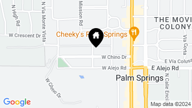 Map of 550 N Cahuilla RD, Palm Springs CA, 92262