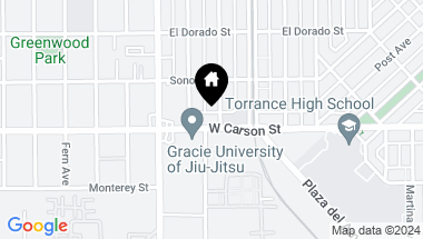 Map of 2409 W Carson Street, Torrance CA, 90501