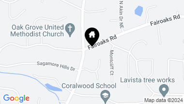 Map of 2429 Fairoaks Road, Decatur GA, 30033