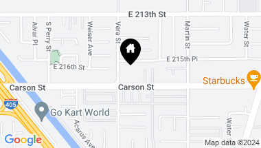 Map of 1415 E Carson Street 6, Carson CA, 90745