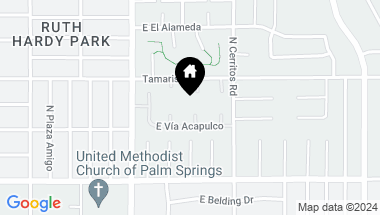Map of 675 N VALLARTA Circle, Palm Springs CA, 92262