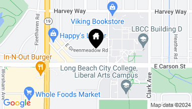 Map of 4626 E Greenmeadow Road, Long Beach CA, 90808