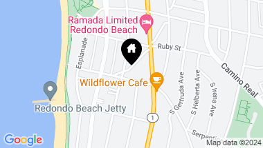 Map of 528 S Guadalupe UNIT B, Redondo Beach CA, 90277