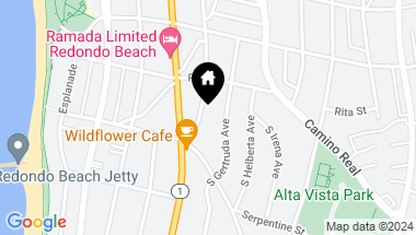 Map of 520 S Francisca Avenue, Redondo Beach CA, 90277