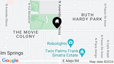 Map of 989 Tamarisk Road, Palm Springs CA, 92262