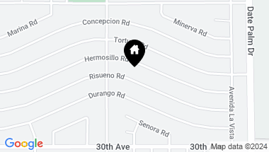 Map of 68590 Risueno Road, Cathedral City CA, 92234