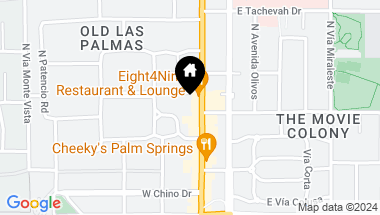 Map of 803 N Palm Canyon Drive, Palm Springs CA, 92262