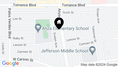Map of 21409 Anza Avenue, Torrance CA, 90503