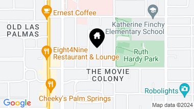 Map of 899 N Avenida Palmas, Palm Springs CA, 92262
