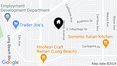 Map of 4340 Olive Avenue, Long Beach CA, 90807