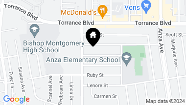 Map of 5215 Steveann Street, Torrance CA, 90503