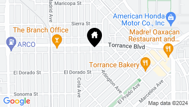 Map of 1218 Portola Avenue, Torrance CA, 90501
