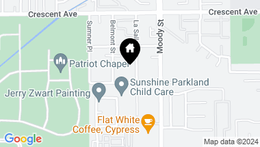 Map of 8711 La Salle Street, Cypress CA, 90630