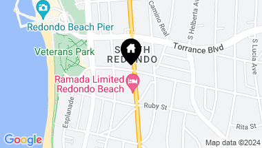 Map of 401 405 S Pacific Coast, Redondo Beach CA, 90277