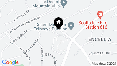 Map of 38749 N 104TH Way, Scottsdale AZ, 85262
