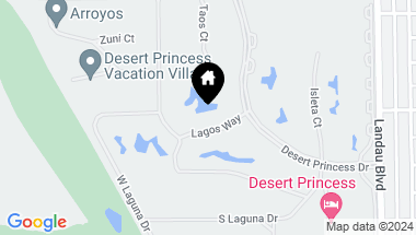 Map of 67600 Lagos Way, Cathedral City CA, 92234