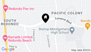 Map of 309 S Lucia Avenue, Redondo Beach CA, 90277