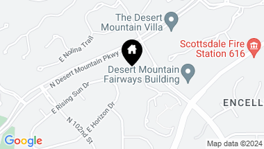Map of 10383 E RISING SUN Drive, Scottsdale AZ, 85262