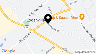 Map of 203 Covington Street, Loganville GA, 30052